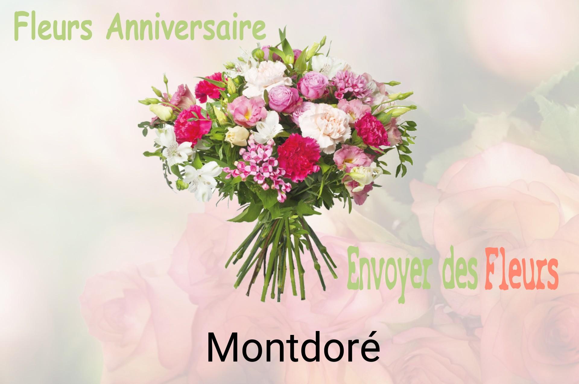 Bouquet de fleurs d’anniversaire livré à Montdoré